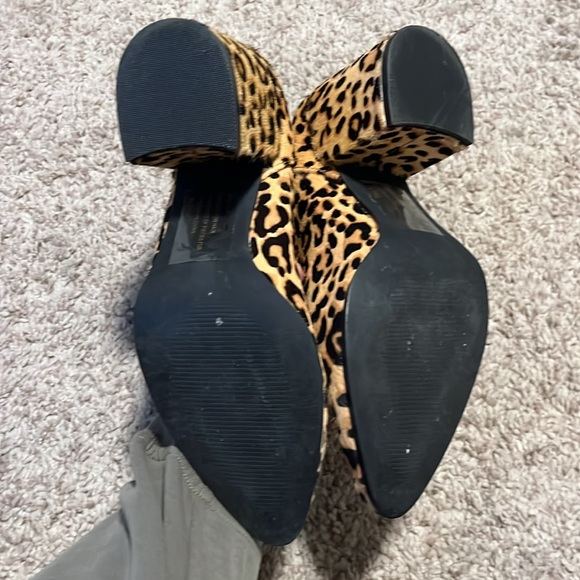 Steve Madden Womens Jillian Zipper Pointed Toe Ankle Boots Boho Trendy Leather - Picture 10 of 12